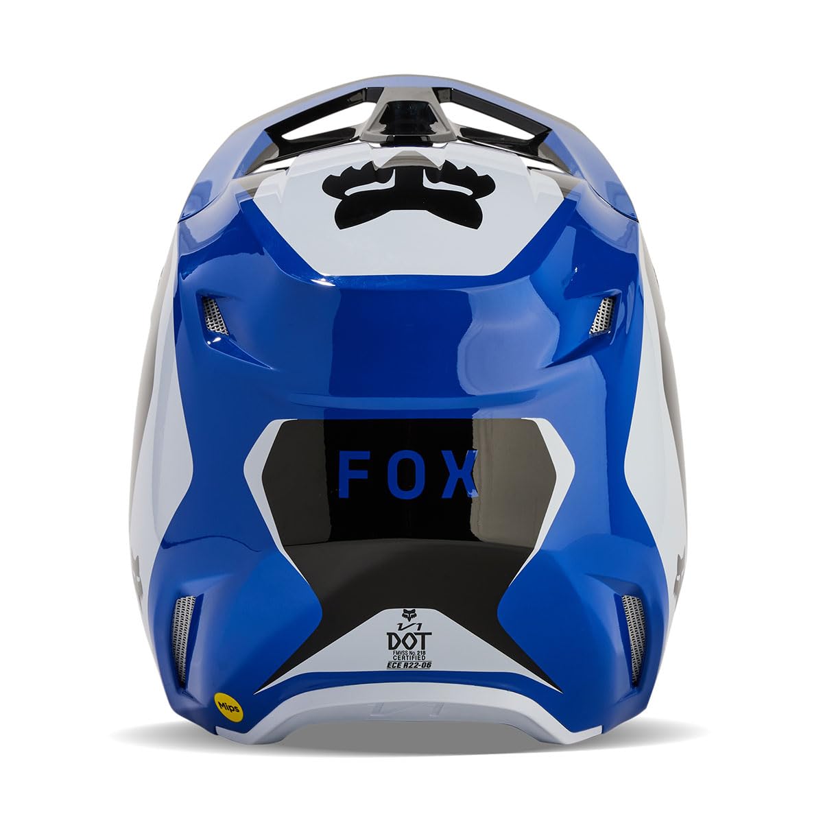 Amazon | FOX MX V1ヘルメット ニトロ L(頭囲59-60cm) ブルー 31370